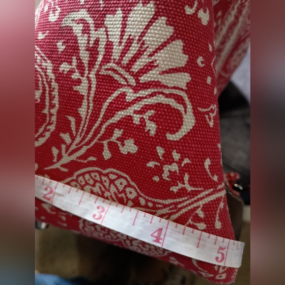 American Living Large Tote Red Paisley Print - Picture 11 of 12